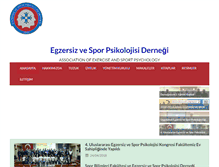 Tablet Screenshot of egzersizvesporpsikolojisi.org